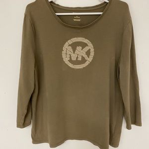 Ladies Michael Kors Logo Shirt Size XL